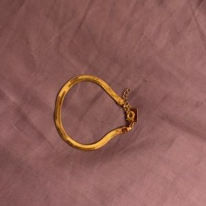 Simple Herringbone Chain bracelet